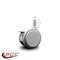 Service Caster 2.375 Inch MRI Safe Caster with Brake, 7/16 Inch Grip Ring Stem SCC-GR02S60-TPR-GRY-B-71678-MRI - alternate 2